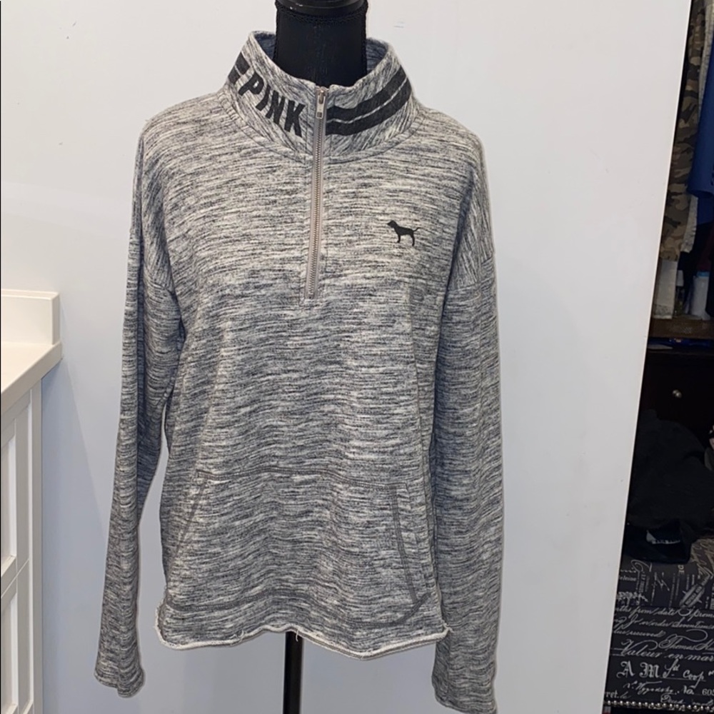 PINK VS 1/2 Zip Pullover
